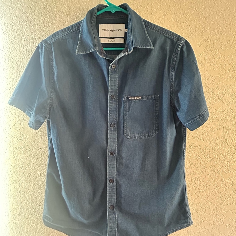 Calvin Klein Jeans Dark Blue Casual Shirt